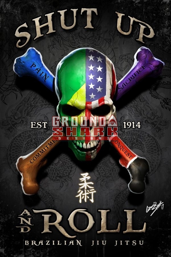 Shut Up And Roll Skull