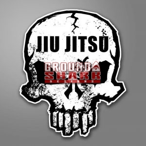 Jiu Jitsu Skull Sticker