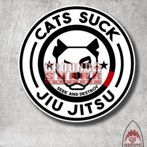 Cats Suck Jiu Jitsu Sticker