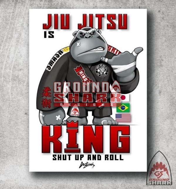 Fun Gorilla Jiu Jitsu Sticker