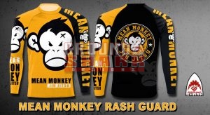 Mean Monkey Rash Guard