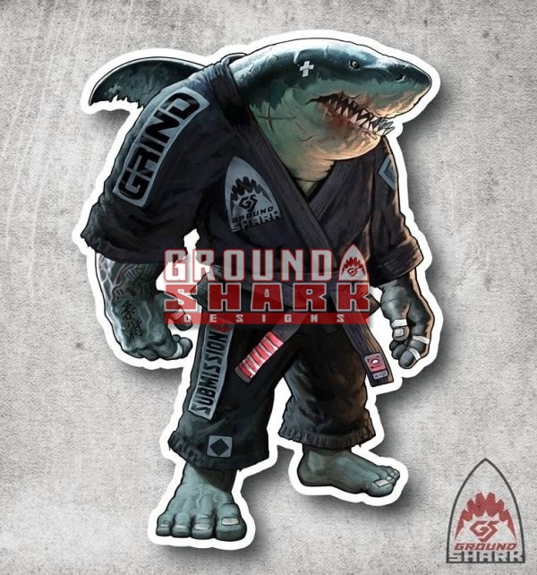 Original Ground Shark Sticker