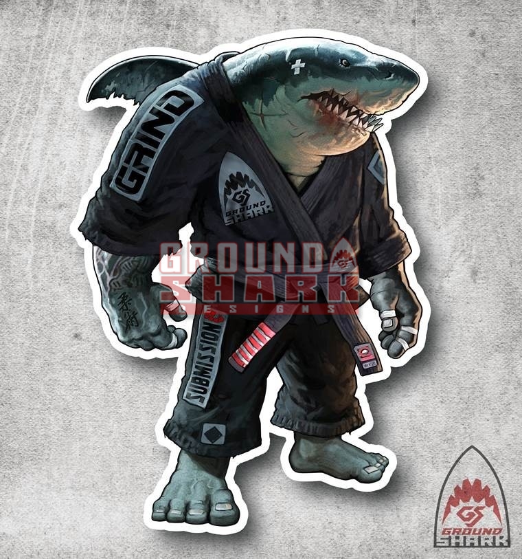 Original Ground Shark Sticker | Ground Shark Prints