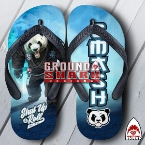 Panda Power Mat Flip Flops