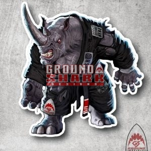 Pressure Rhino Sticker