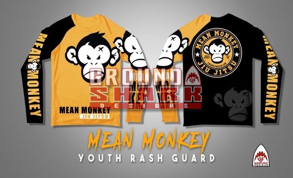 Mean Monkey Youth Rash Guard