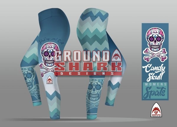 Women's Candy Skull Spats