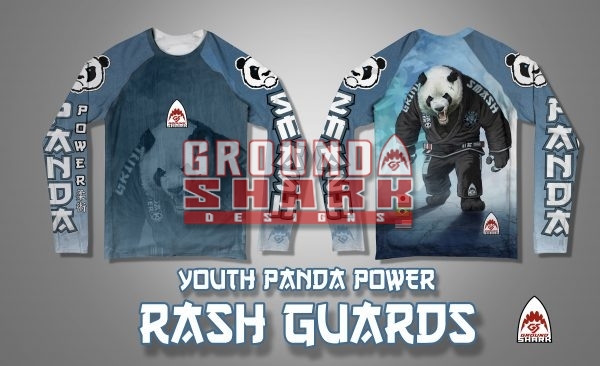 Youth Panda Power Rash Guard