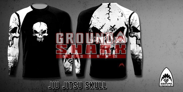Jiu Jitsu Skull Rash Guard