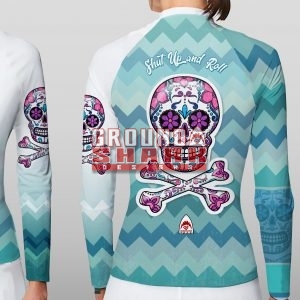 Women's Candy Skull Rash Guard