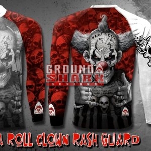 Wanna Roll Evil Clown Rash Guard