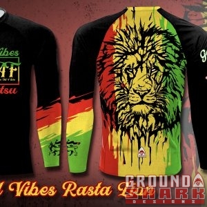 Good Vibes Rasta Lion Rash Guard