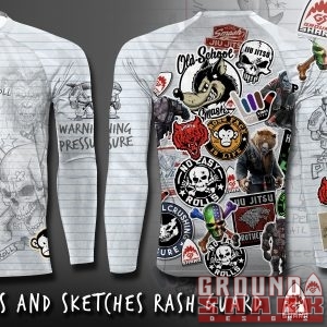 Stickers and Sketches Rash Guard
