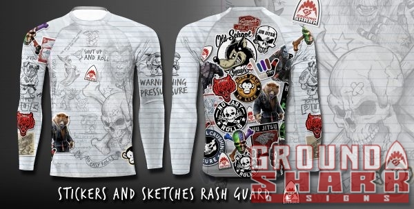Stickers and Sketches Rash Guard