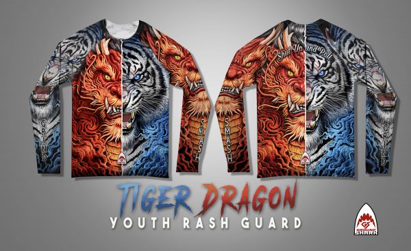 Tiger Dragon Youth Rash Guard