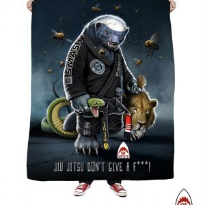 Honey Badger Throw Blanket