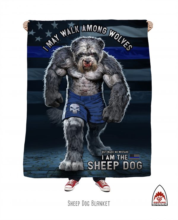 Sheep Dog Throw Blanket