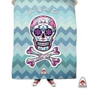 Candy Skull Throw Blanket