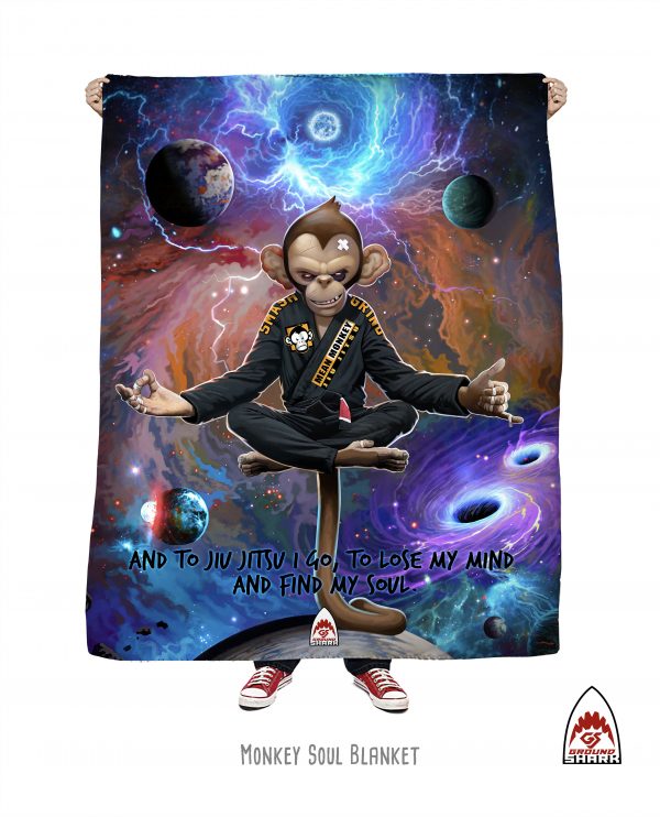 Monkey Soul Throw Blanket