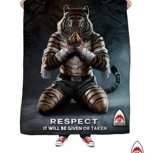 Muay Thai Tiger Throw Blanket
