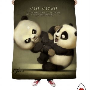 Panda Flying Arm Bar Blanket