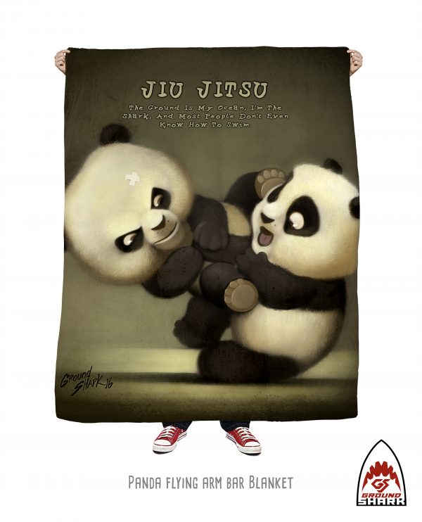 Panda Flying Arm Bar Blanket