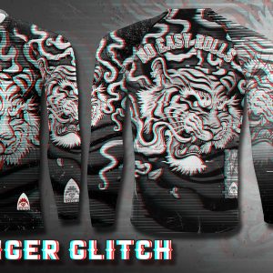 Tiger Glitch Rash Guard