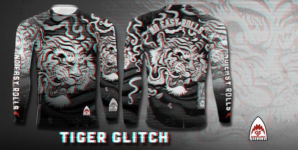 Tiger Glitch Rash Guard