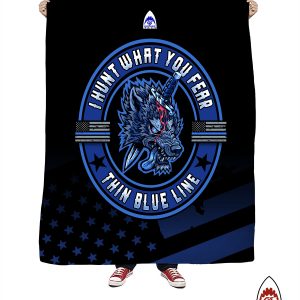 I Hunt Wolves Throw Blanket