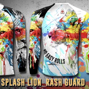 Color Splash Lion Rash Guard