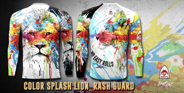 Color Splash Lion Rash Guard