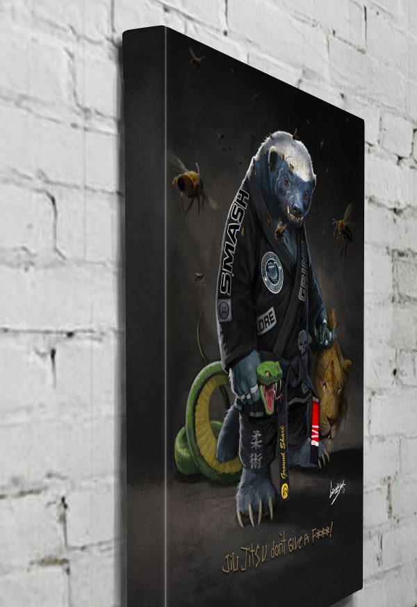 Honey Badger Canvas Print - Image 2