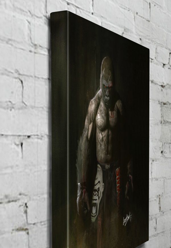 MMA Gorilla Canvas Print - Image 2