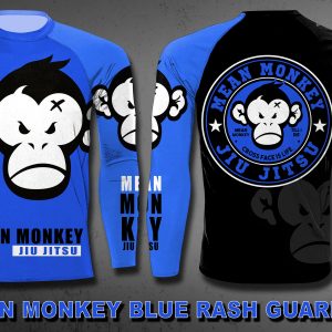 Mean Monkey Blue Rash Guard