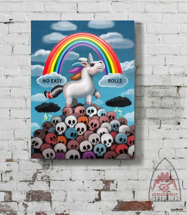 Danger Unicorn Canvas