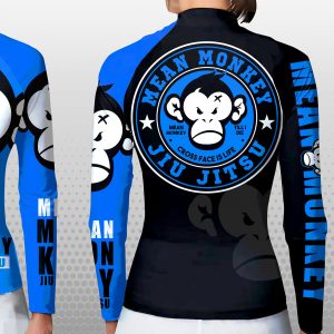 Women's Blue Mean Monkey