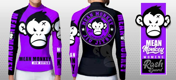 Women's Purple Mean Monkey