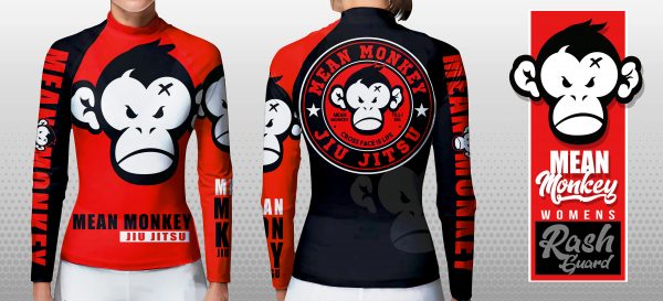 Women's Red Mean Monkey