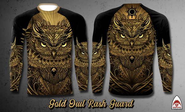 Gold Owl Rash Guard