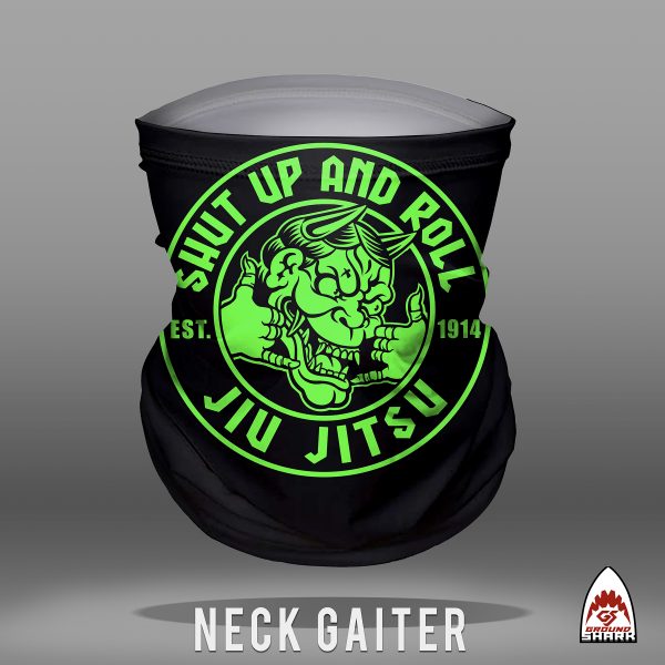 Green Jiu Jitsu Demon Neck Gaiter