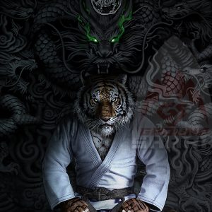 Karate Tiger Print