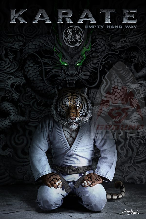 Karate Tiger Print