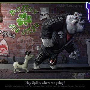 Spike and Chester Print
