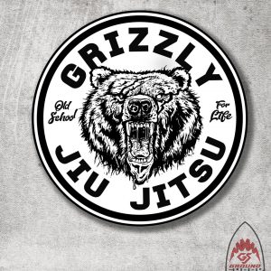 Grizzly Head stickers