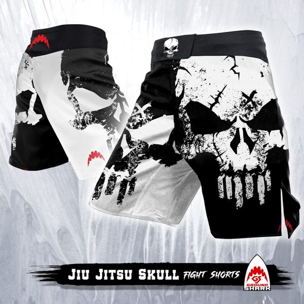 Jiu Jitsu Skull Fight Shorts