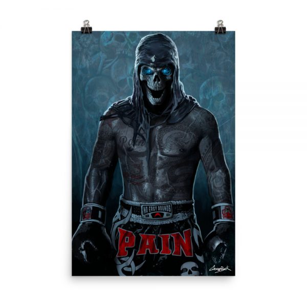Muay Thai Grim Reaper Poster - Image 2