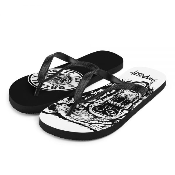 Grizzly Head Flip-Flops - Image 2