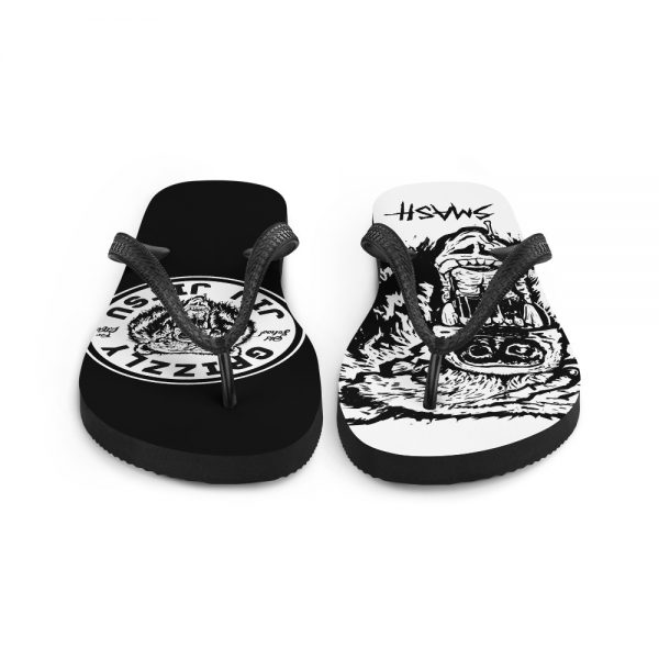 Grizzly Head Flip-Flops - Image 5