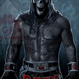 Muay Thai Grim Reaper Poster