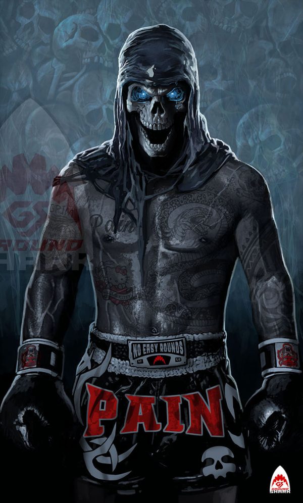 Muay Thai Grim Reaper Poster